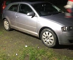 Wanted liquid blue silver left front fender and bonnet for 2005 Audi A3