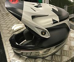 Youth motocross gear bell helmet alpinestars boots