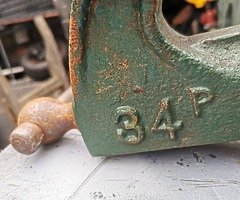 Old Record no 34 steel vice