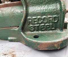 Old Record no 34 steel vice - Image 4/5