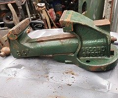 Old Record no 34 steel vice - Image 5/5