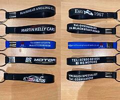 Custom Rubber Adloop Keyrings