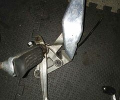 89 fzr1000 road footrests/rearsets