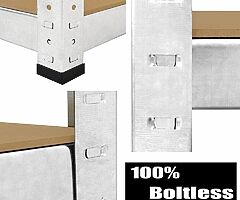 Heavy Duty 5 Tier Shelving Racking Units Garage Shed Container File Storage - Image 5/7