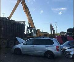 Scrap car recycling