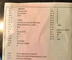 Mint Ford Focus S 2.0 Petrol - Image 6/7