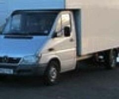 Van and 2 men for removals skip runs house garage attic shed clear outs