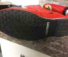 Eddie Lawson STYL MARTIN Motorcycle Boots Size 10 Good Condition