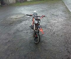 Mini moto scrambler