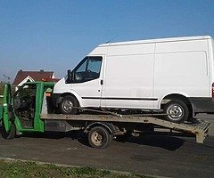 All vehicles wanted for recycling

 end of life certificate given to all vehicles

No keys no log bo