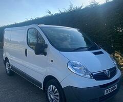 2014 vauxhall vivaro van