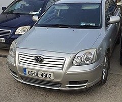 Toyota avensis d4d for export