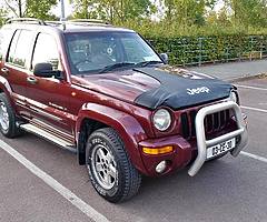 Jeep Cherokee Hi Spec 2.5L Manual Turbo Diesel. Limited edition. 2003