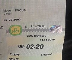 03 ford focus - Image 5/5