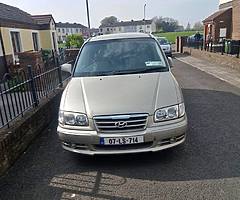 Hyundai trajet not going its nct tel 09_19 two bar not much rong with it has to be two away or i wil
