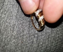 24   Carrat Gold real diamond ring worth over 100O - Image 4/8