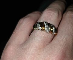 24   Carrat Gold real diamond ring worth over 100O - Image 6/8