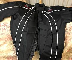 Oxford luggage bag and motorbike jacket