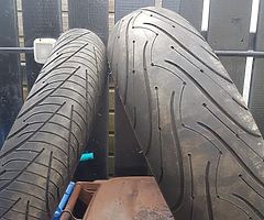 Motorbike tyres