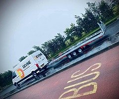 Van and trailer for England