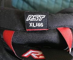 RST 1872 Spectre Motorcycle Textile Jacket Black  XL/46 plus trousers RST size 34