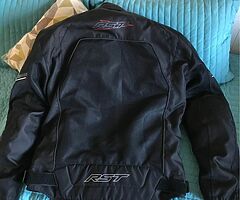 RST 1872 Spectre Motorcycle Textile Jacket Black  XL/46 plus trousers RST size 34