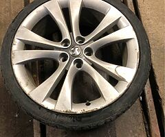 20” GENUINE VAUXHALL INSIGNIA ALLOY WHEELS TYRES 5x120