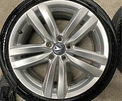 18” 5x112 Genuine VW wheels