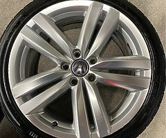18” 5x112 Genuine VW wheels - Image 3/6