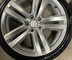 18” 5x112 Genuine VW wheels - Image 4/6