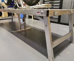 MMI Aluminium Motorcycle Race Table Bench