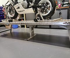 MMI Aluminium Motorcycle Race Table Bench - Image 10/10