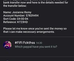 Scam be careful