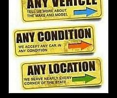 ALL TYPES OF VEHICLES BOUGHT FOR CASH