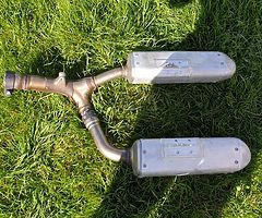 Twin pipes crf 250
