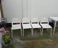 Table 4chairs and bench matching - Image 3/4
