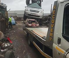 All scrap cars wanted