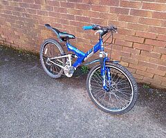 24" wheel full suspension Raleigh
