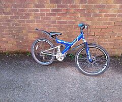 24" wheel full suspension Raleigh