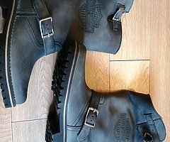 Harley Davidson Biker Boots size 7