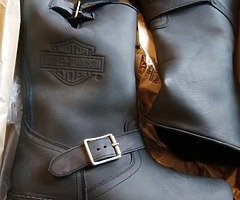 Harley Davidson Biker Boots size 7 - Image 4/5