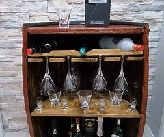 Mini Bar Made Of Wood