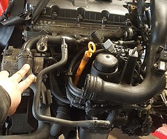 1.9 tdi audi engine, gear box, starter, alternator, turbo. Everything