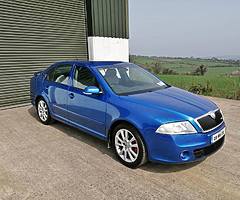 08 SKODA OCTAVIA VRS 2.0TDi 170BHP NCT + TAX..... €3495..... STUNNING RACE BLUE