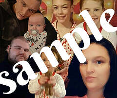 personal drawing for you family canvas - Image 5/10