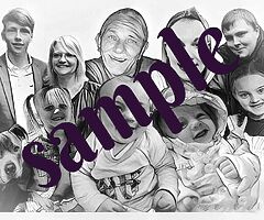 personal drawing for you family canvas - Image 8/10