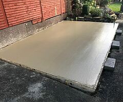 Concrete base