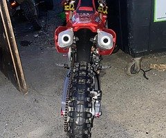 2017 crf 250 twin pipe like new