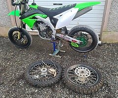 2012 KX 450F Supermoto MX wheeels