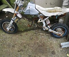 Pitbike and motor bike